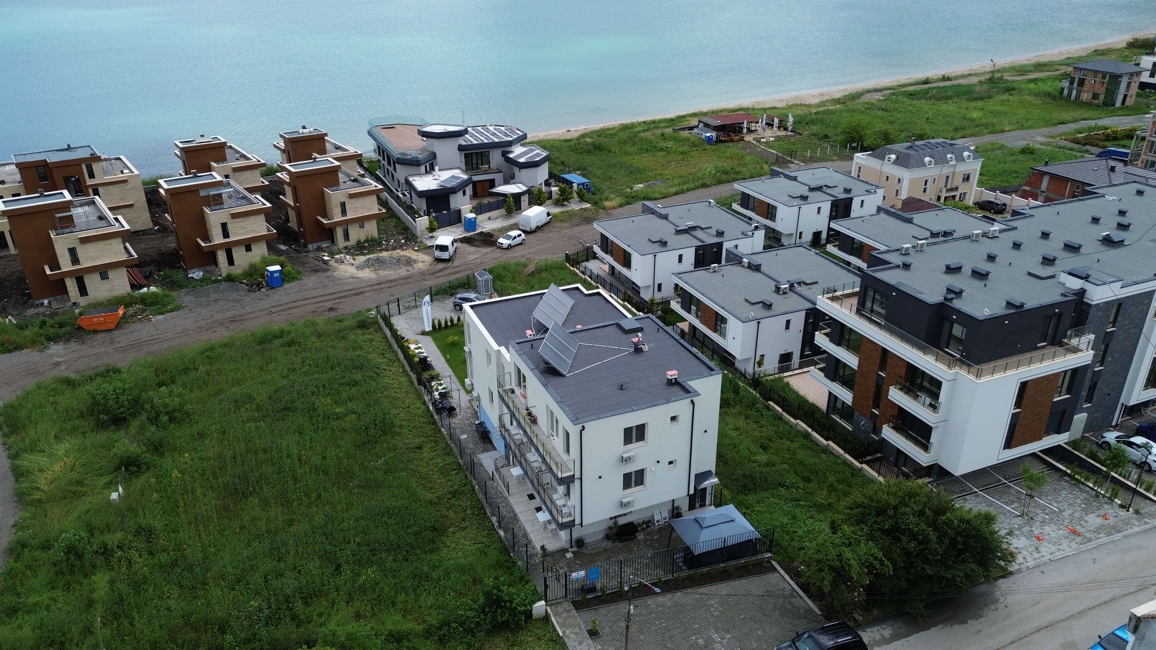 Въздушна снимка на къща