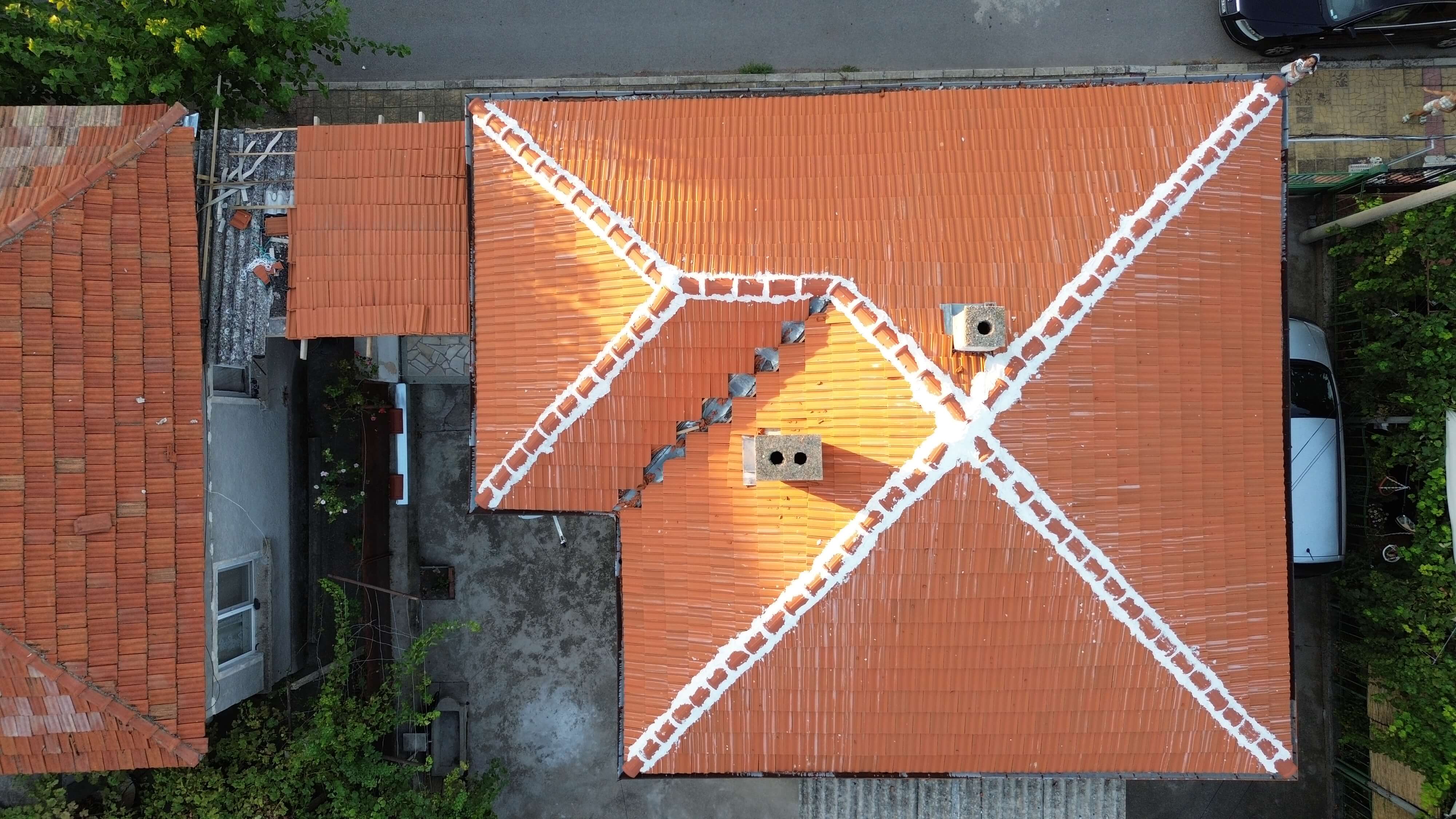 Дрон инспекция на покрив