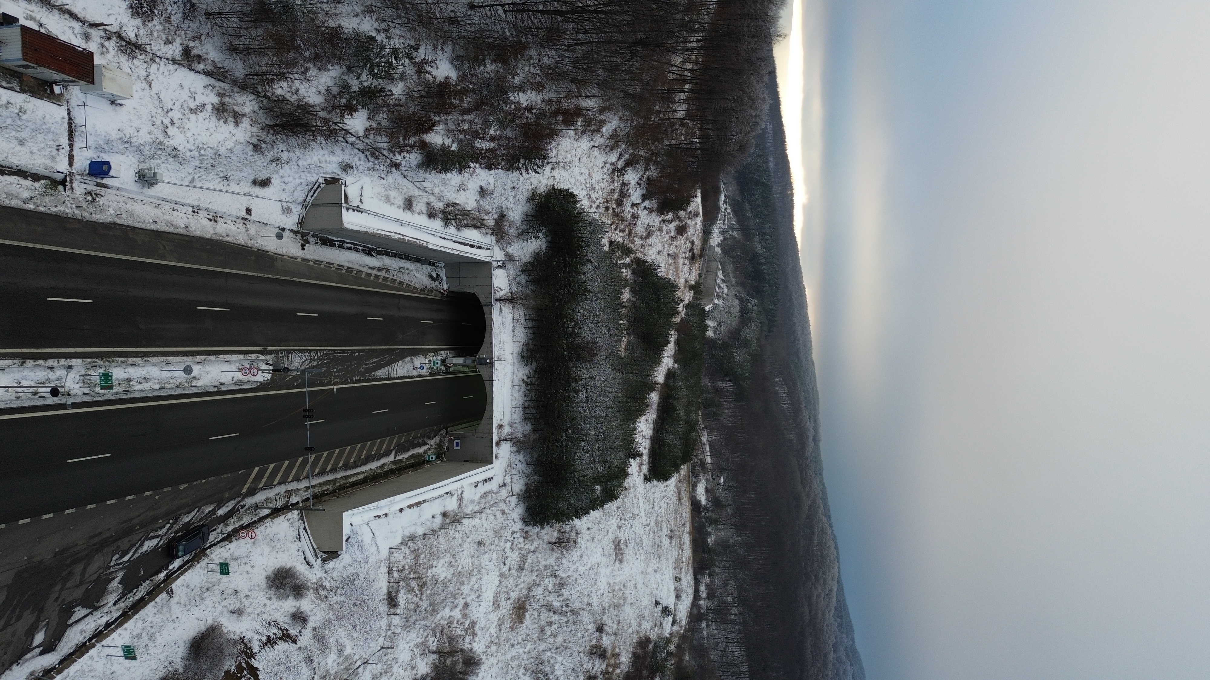 Scenic aerial landscape photo
